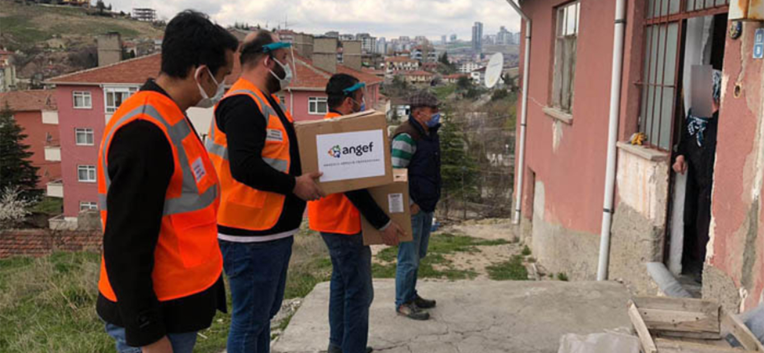 ANGEF İhtiyaç Sahibi Ailelere Ramazan Kolisi Dağıttı